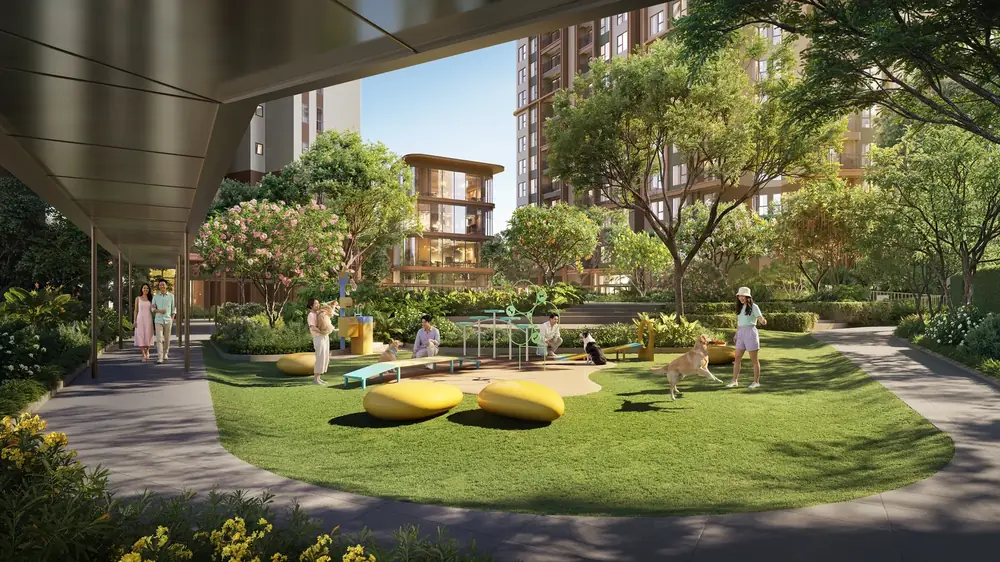Thảm cỏ và sân chơi thú cưng Norton Park